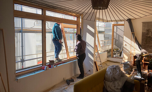 Détail construction